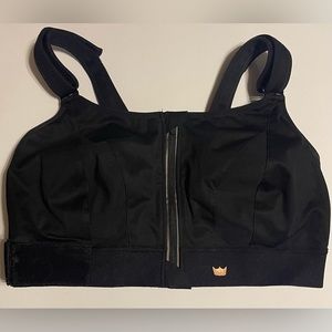 Shefit The Flex Black Adjustable Sports Bra Size 4 Luxe (42D-44DD)